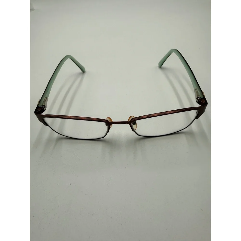 Karen Kane Gardenia Eyeglasses Women 51-16-135 Brown Green Good Rectangle Metal